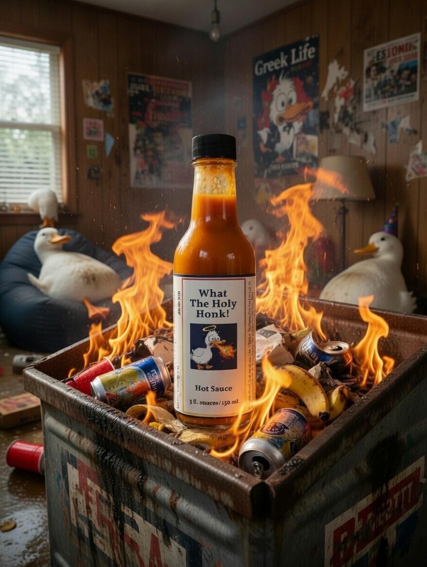 What the Holy Honk-Dumpster Fire